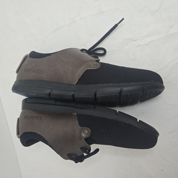 Birkenstock Minot Unisex Brown Leather and Fabric /Textile Black Shoes - Picture 11 of 14